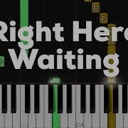 Right Here Waiting For You Richard Marx Piano Cover