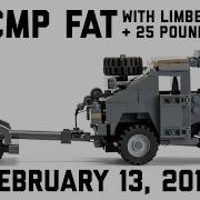 Cmp Fat 25 Pounder Custom Military Lego