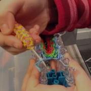 Как Сделать Перчатку Из Резинок Часть 3 Rainbow Loom Bands Glove