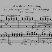 Lyric Pieces Book 3 Op 43 No 6 An Den Fruhling To The Spring Marian