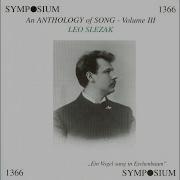 Morike Lieder No 12 Verborgenheit Studio Pianist Leo Slezak