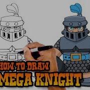 How To Draw Mega Knight From Clash Royale