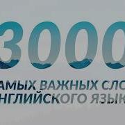 3000 Самых Важных Слов Английского Языка